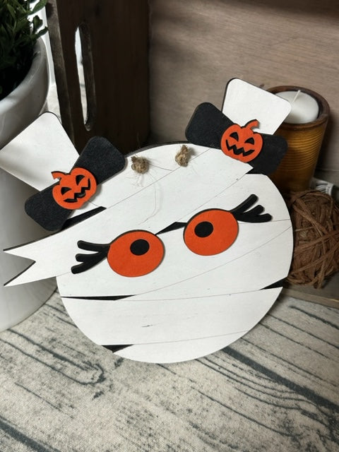 Mummy Boy & Girl Ornament