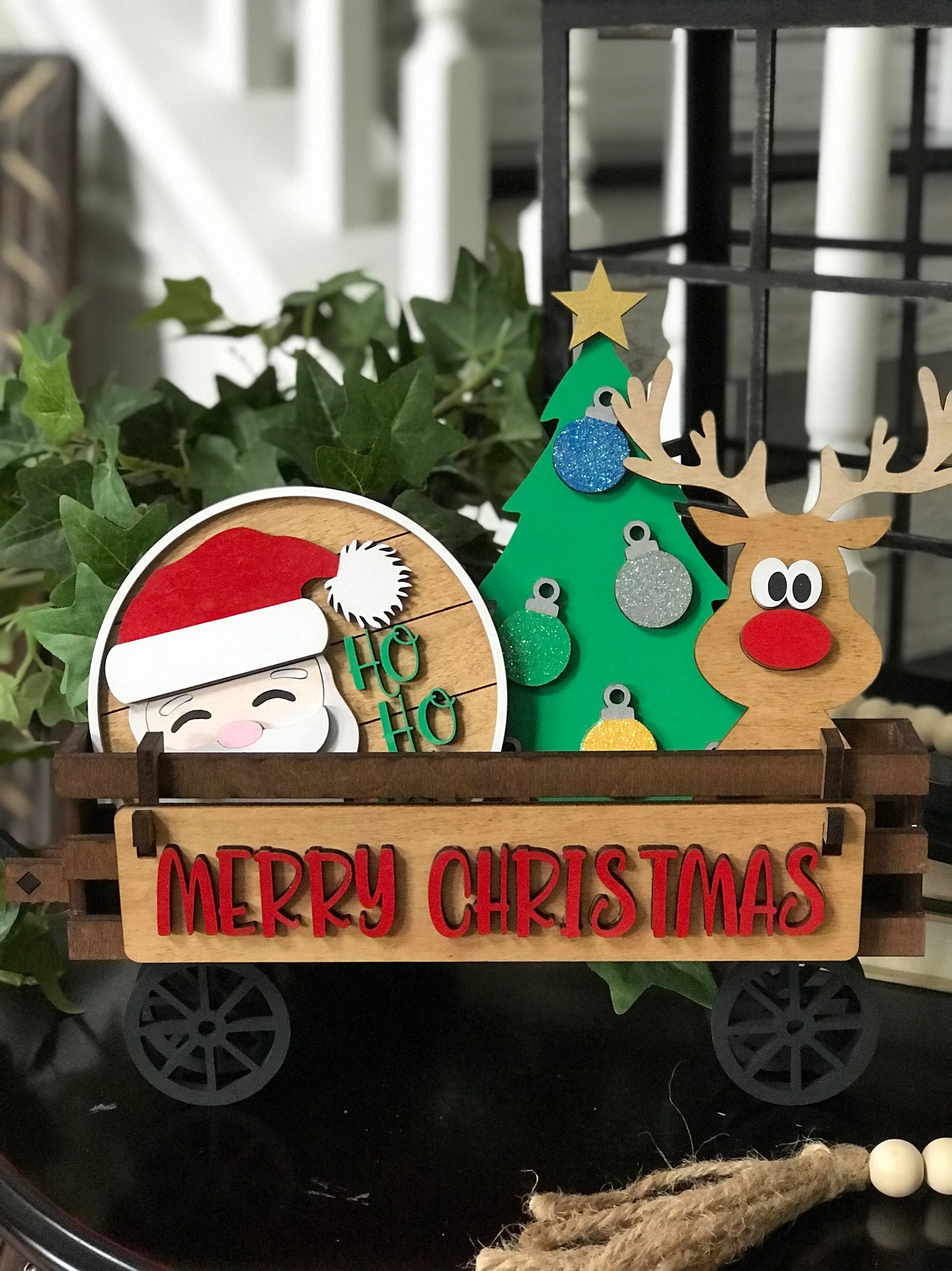 Santa Interchangeable Set for Wagon/Crate/Raised Shelf