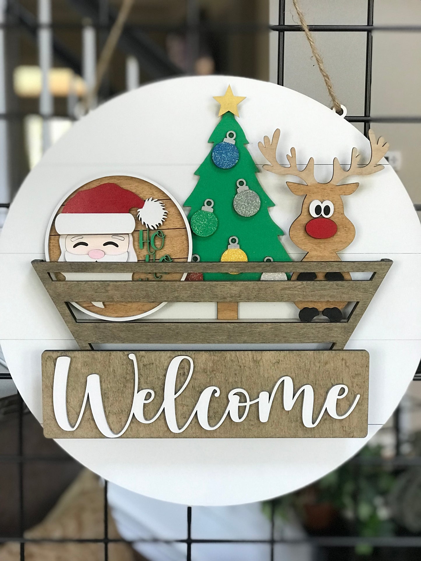 Interchangeable Basket Round Door Hanger