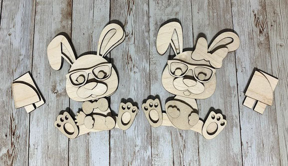 DIY Nerdy Bunnies