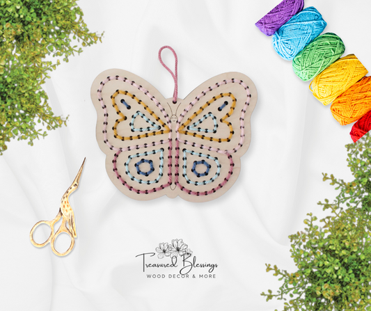 Wood Butterfly Yarn Kit