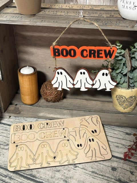 Boo Crew Ghost Ornament DIY Kit