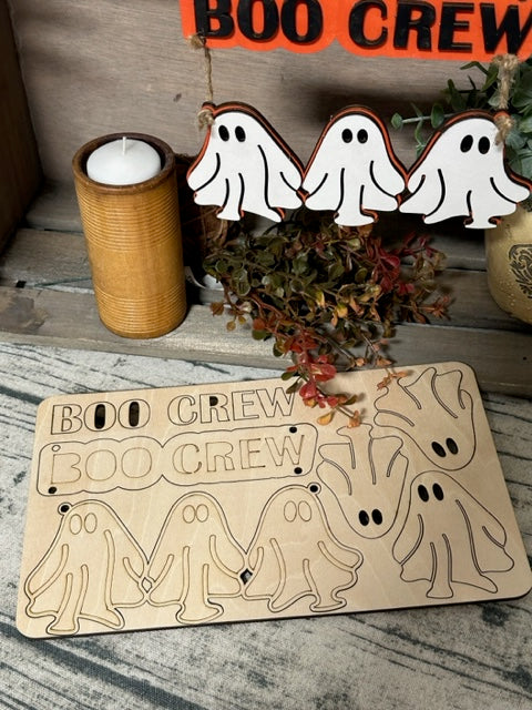 Boo Crew Ghost Ornament DIY Kit