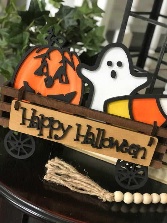 Happy Halloween Interchangeable Set for Wagon/Crate/Raised Shelf