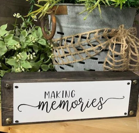 Layered Wood Sign - Making Memories