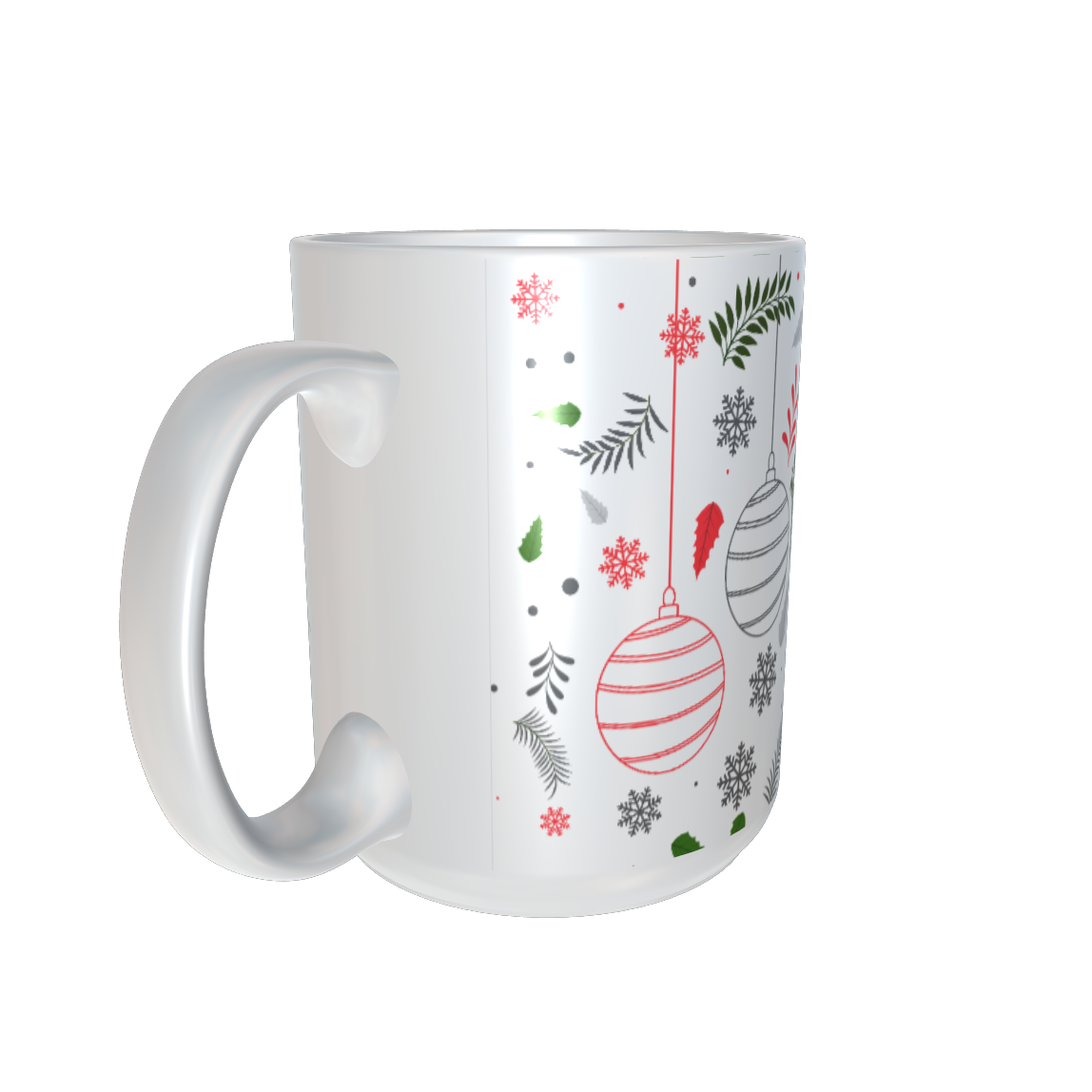 Bauble Merry Christmas Mug
