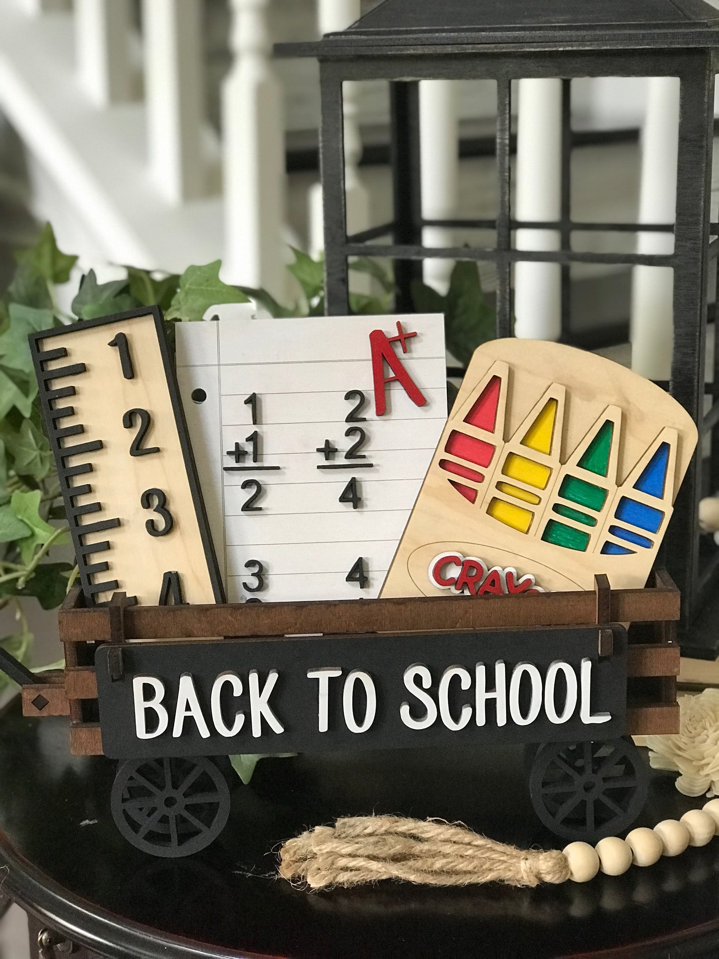 Back to School Interchangeable Set for Wagon/Crate/Raised Shelf
